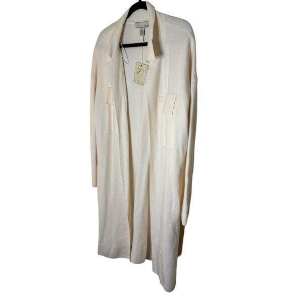 BY DESIGN Lola Notch Collar Tunic Cardigan - Camel Size L - Picture 3 of 7